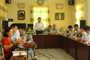 Đồng chí Bùi Văn Cửu, Phó Chủ tịch TT UBND tỉnh kết luận hội nghị

 

